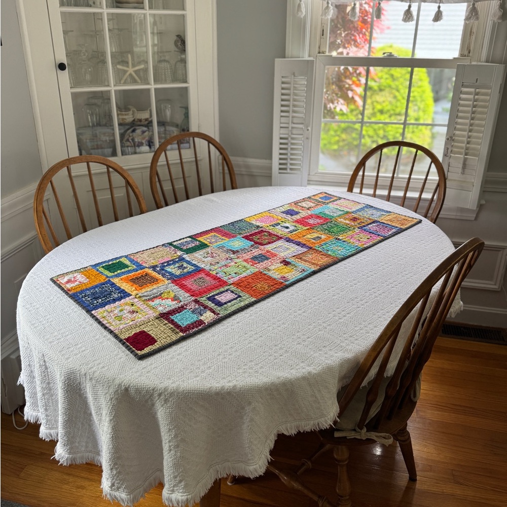 Handmade Colorful Table Runner - Picture 6 of 16